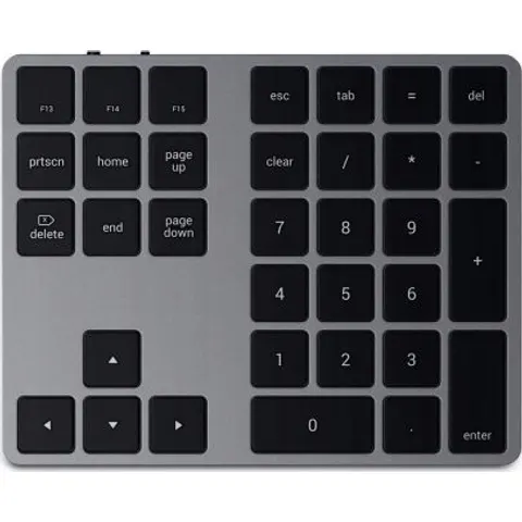 ST-XLABKM - Satechi Extended Wireless Keypad Space Grey – image 1