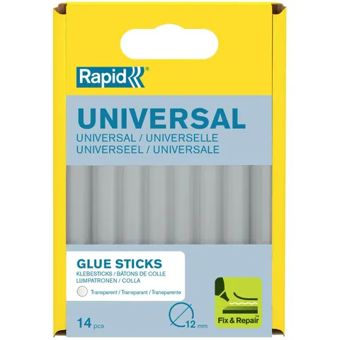 Rapid - Transparent Glue Sticks 12 x 94mm (Pack 13) – image 1