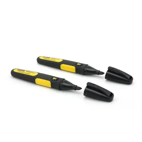 Stanley Permanentmarker FatMax schwarz breit 2 Stk. – Bild 1