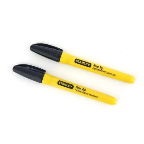 Stanley Permanentmarker schwarz fein 2 Stk. – Bild 1