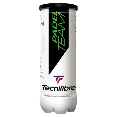 Bote 3 Pelotas Tecnifibre Padel Team – Amarillo – imagen 1