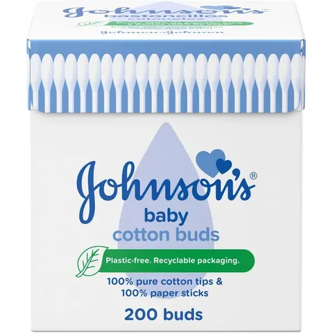 Johnson's Baby Cotton Buds 200 Pcs – image 1