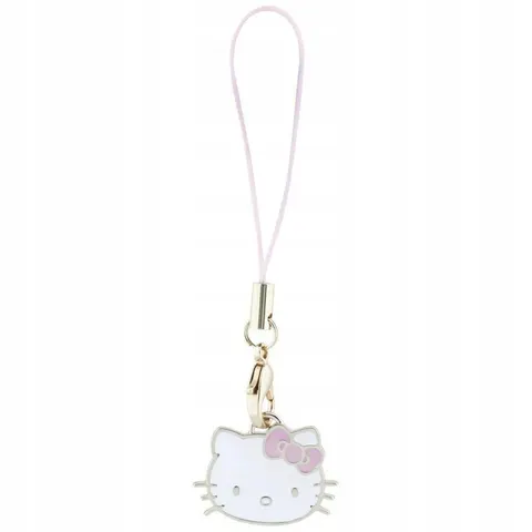 Hello Kitty Phone Strap Kitty Cute Head Charm Pink - HKCPMKHP – image 1