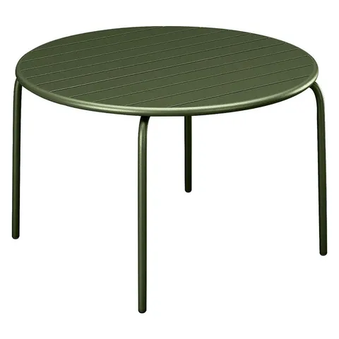 Unique Mesa jardín metal caqui – imagen 1