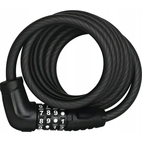 ABUS Spiralkabelschloss 5510C/180 black SCMU – Bild 1