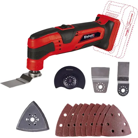 EINHELL Akku-Multifunktionswerkzeug TC-MG 18 Li, Solo – Bild 1