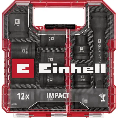Einhell ACCESSORY (kwb) Impact Stecknuss Set, 12-teilig – Bild 1