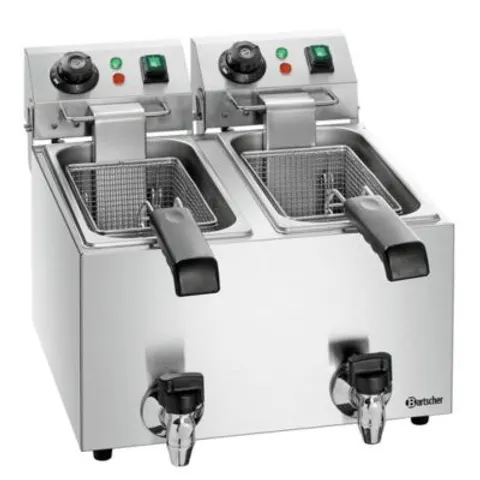 Friteuse Professionnelle Snack II Plus - 2 x 4 Litres - Bartscher – image 1