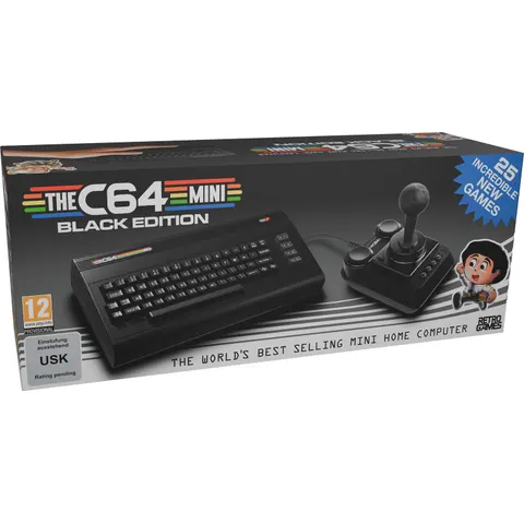 THE C64 Mini - Black Edition - 25 Ingebouwde Games – afbeelding 1