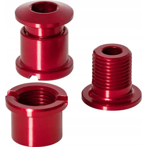 XLC Kettenblattschraube 5er Set rot – Bild 1