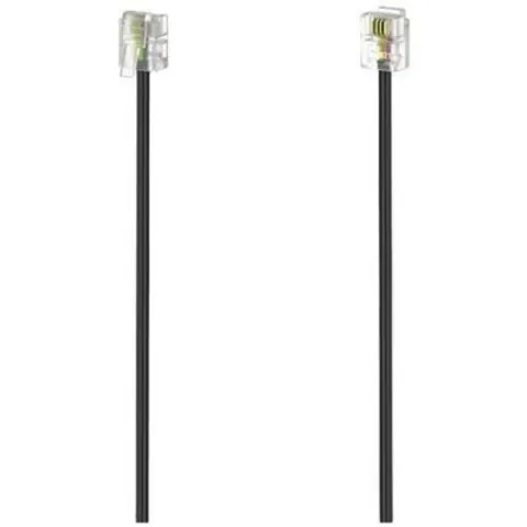 MTRADING Hf Cavo M-M 6P4C 7201137 Nero – immagine 1