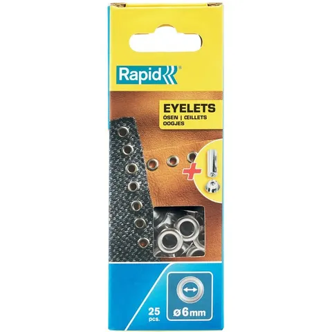 RAPID Eyelets 6Mm Pack Of 25 + Assembly Tools – image 1