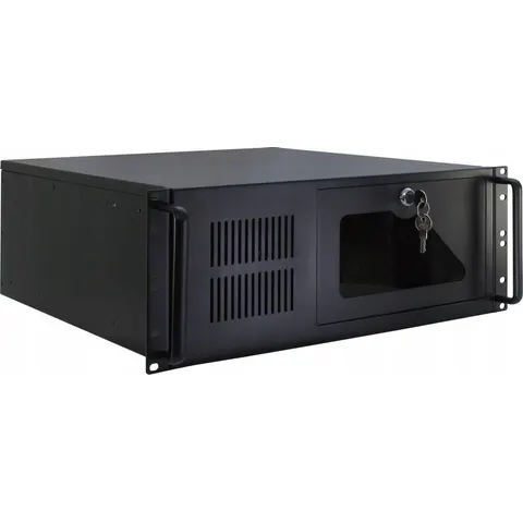 VALUE 19-inch server behuizing STD, zwart, 4HE – afbeelding 1