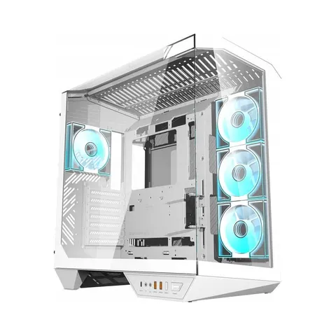 Darkflash Computerbehuizing Met Ventilatoren 4X Led Wit Voor Pc Gamers – afbeelding 1