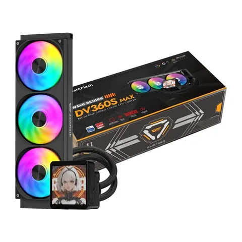 darkFlash - DV360S MAX Black - CPU koeling – afbeelding 1