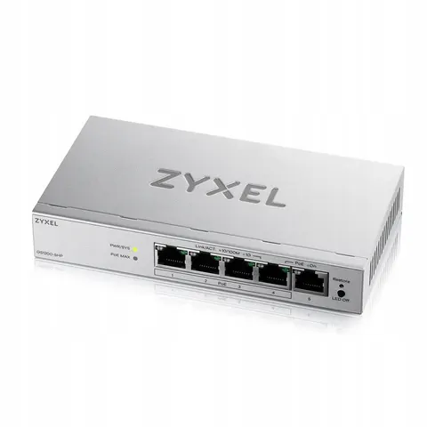 Zyxel GS1200-5HPV3 Switch – Silber – Bild 1