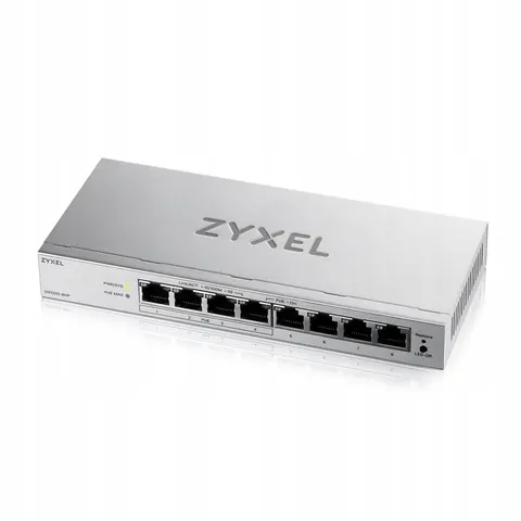 Zyxel GS1200-8HPV3 Switch – Silber – Bild 1