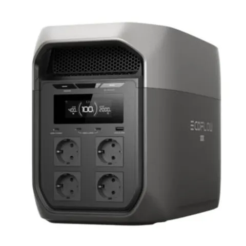 ECOFLOW Delta 3 Max Power Station Portatile-nero – immagine 1