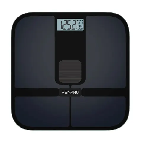 RENPHO Elis Solar 2 Smart Body Scale – Black – image 1