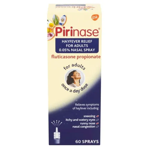 Pirinase Allergy Spray - 60 Sprays – image 1