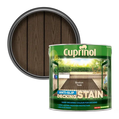 Cuprinol Anti-Slip Deckstain Boston Teak - 2.5L – image 1