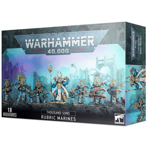 Warhammer 40,000 Games workshop - Thousand Sons Rubric Marines – image 1