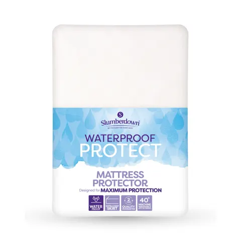 Slumberdown Mattress Protector – White – 079999 – image 1