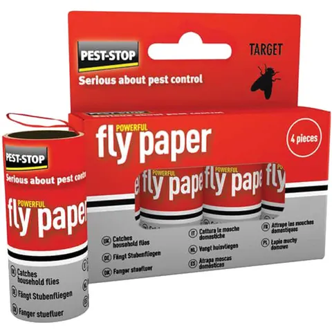 Pest-Stop Systems Fly Papers Pack Of 4 – image 1