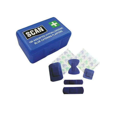 Scan Assorted Hydroscopic Blue Plasters – image 1