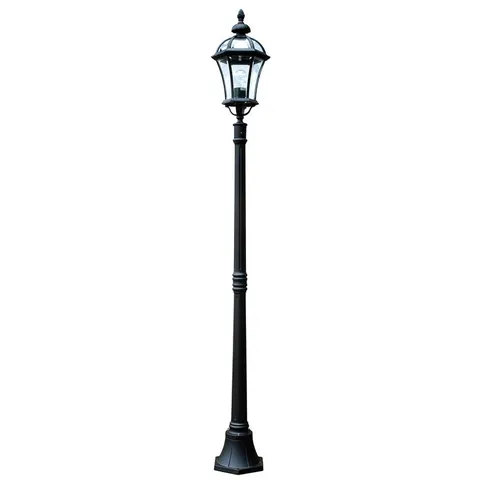 Ledbury 1 Light Outdoor Lamp Post Black IP44, E27 – image 1