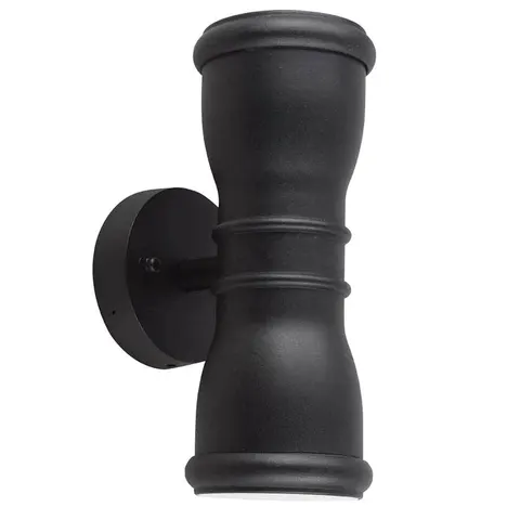Malvern 2 Light Outdoor Wall Lantern Light Black IP44, GU10 – image 1