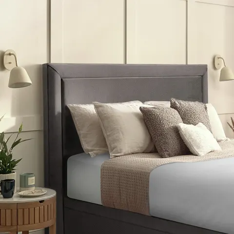 Palermo Floor Standing Headboard – Grey – 045500 – image 1