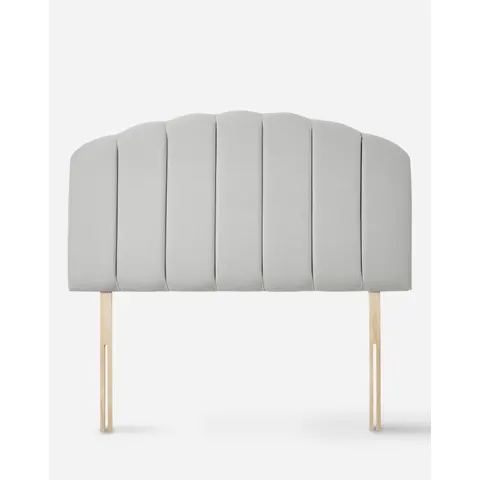 Silentnight Carmel Fabric Headboard – Grey – 493967 – image 1