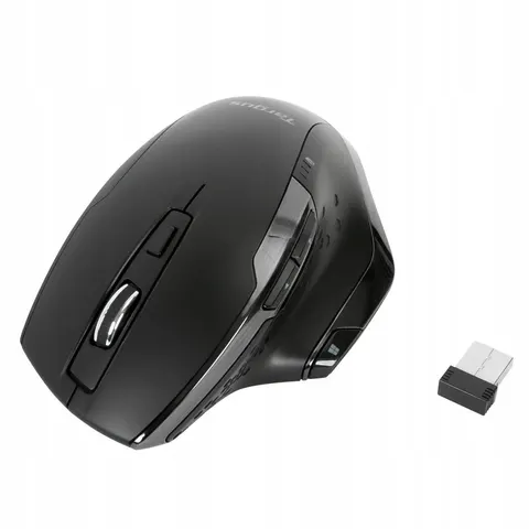 Targus Anti Microbial Ergonomic BlueTrace Mouse, Black Targus – zdjęcie 1