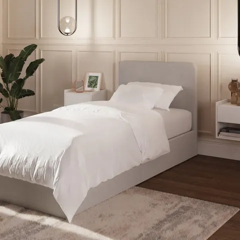 GFW Chiswick Single Side Lift Ottoman Bed - Grey – Grey Single – image 1