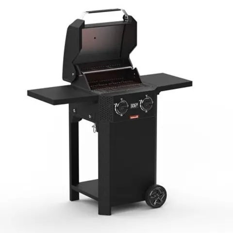 Barbecue Elettrico E-luca 2 Fuochi Nero Barbecook – immagine 1