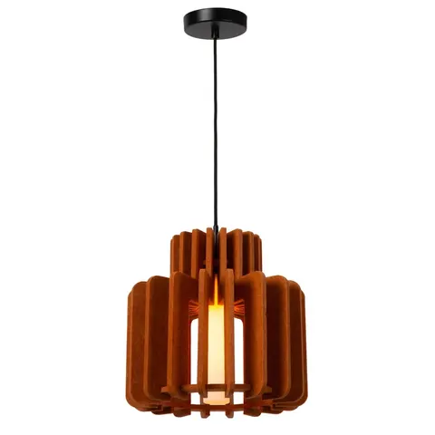 Rollo Pendant light - 1xE27 - Terracotta – image 1