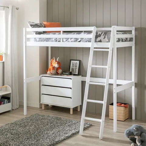 Argos Home Kaycie High Sleeper Single Bed Frame - Pine – image 1
