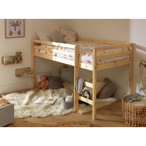 Argos Home Kaycie Mid Sleeper Single Bed Frame - Pine – image 1