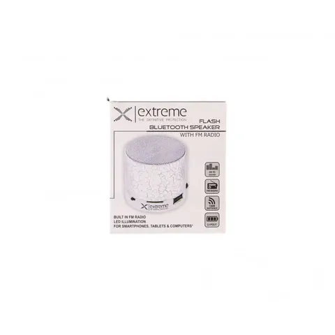 Extreme XP101W draagbare bluetooth speaker 3 W wit – afbeelding 1