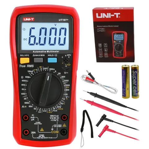 Multímetro digital para automoción - UNI-T UT107+ – imagen 1