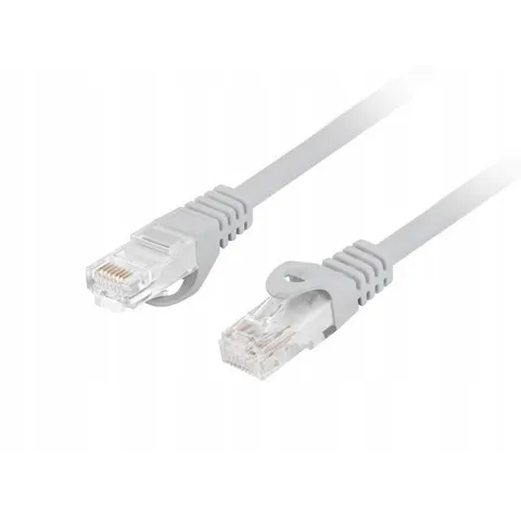Cable de Red RJ45 UTP CAT6 Gris (3 mts) - LANBERG – imagen 1