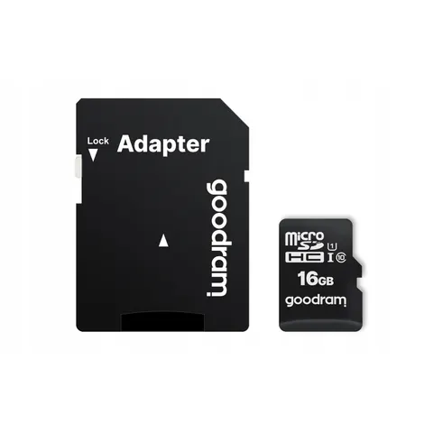 Goodram M1AA 16GB MicroSDHC Class 1 (U1) - Clase 10 – imagen 1