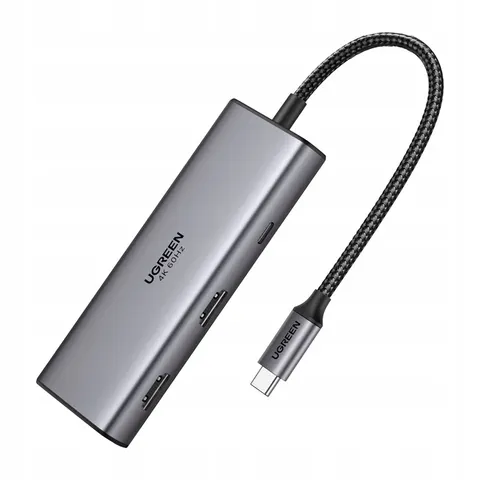 Ugreen 7-in-1 USB-C Hub CM498 Docking Dock Grey – image 1
