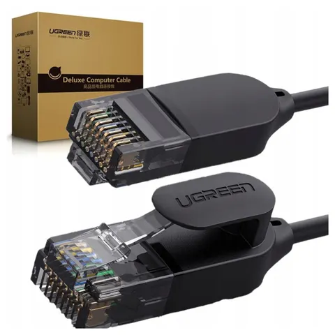 Cavo Rete UGREEN NW122, UTP, Cat6A, 5m, Nero – immagine 1