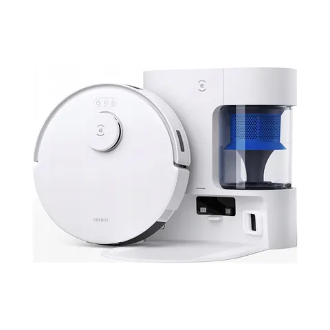 ECOVACS DEEBOT N20 PLUS Weiß Saug-Wisch-Roboter mit Absaugsation – Bild 1