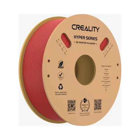 3D Filament Creality Hyper PLA 1.75mm rood 1kg – afbeelding 1