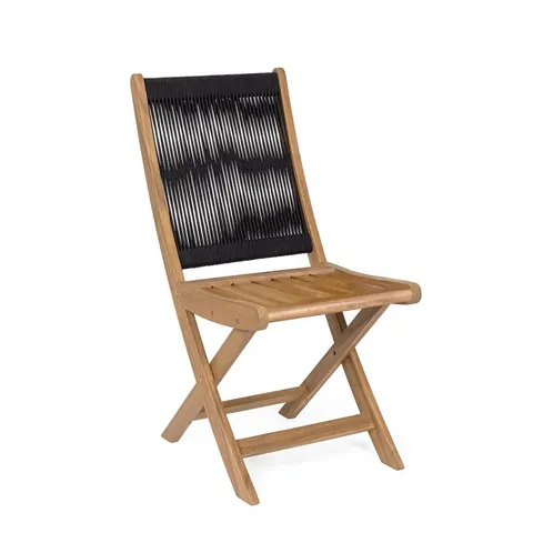 Bizzotto Conjunto de 2 sillas en madera negro – imagen 1