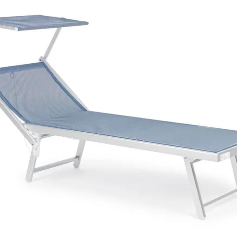 Bizzotto Tumbona aluminio azul – imagen 1
