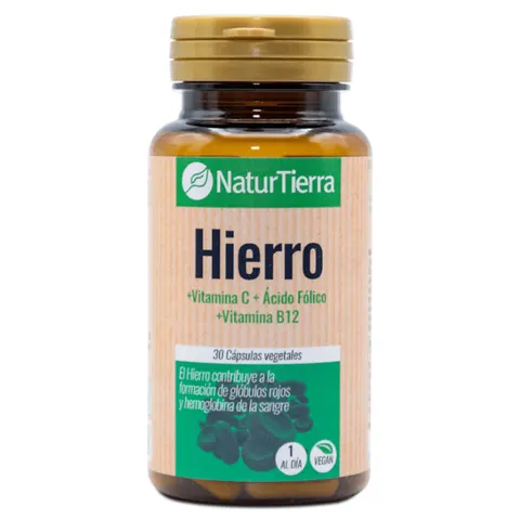 NaturTierra Hierro 30caps – imagen 1
